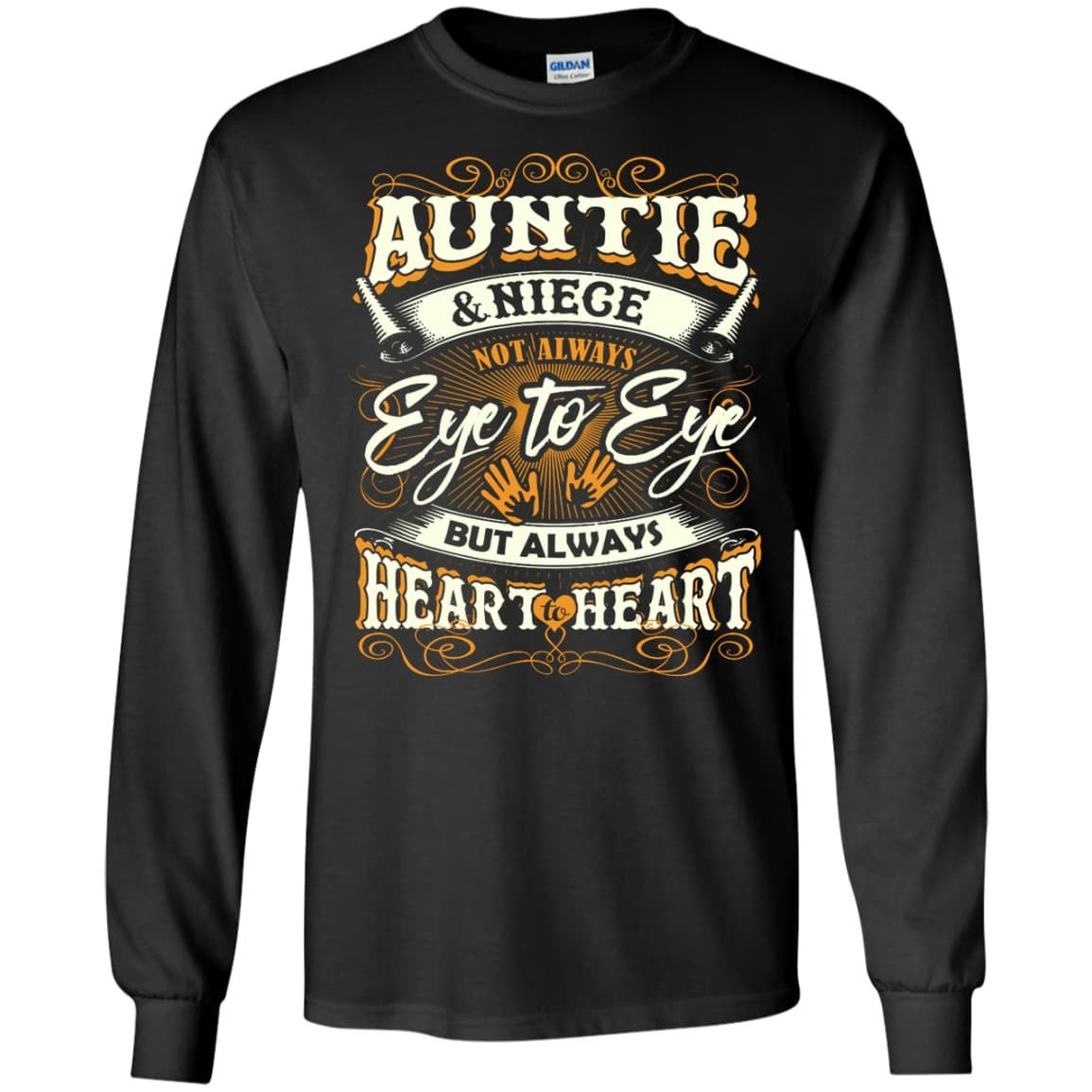 Auntie And Niece Not Always Eye To Eye T-Shirt & Hoodie | Teecentury.com