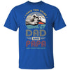 Vintage I Have Two Title Dad And Papa Funny Fathers Day T-Shirt & Hoodie | Teecentury.com