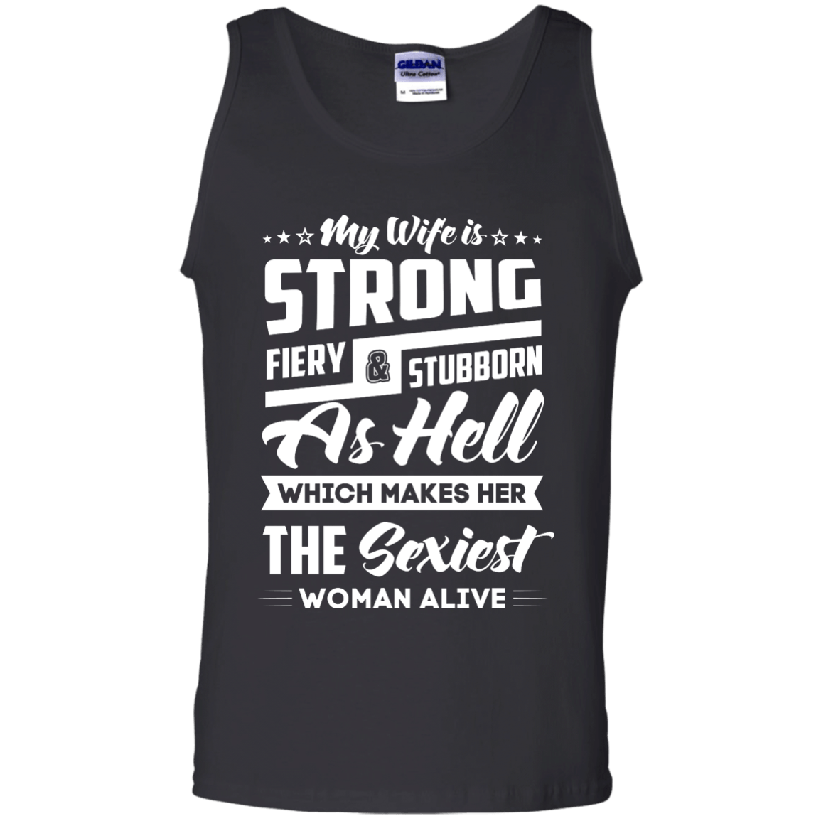 My Wife Is Strong Fiery And Stubborn As Hell T-Shirt & Hoodie | Teecentury.com