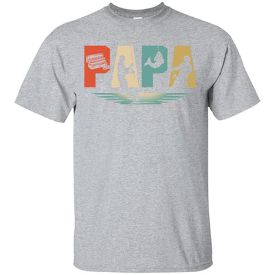 Vintage Fishing Papa Father's Day Gift T-Shirt & Hoodie | Teecentury.com