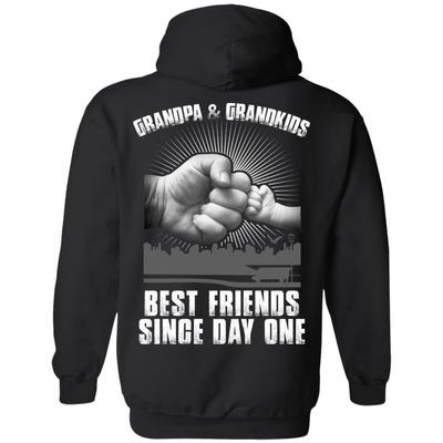 Grandpa And Grandkids Best Friends Single Day One T-Shirt & Hoodie | Teecentury.com
