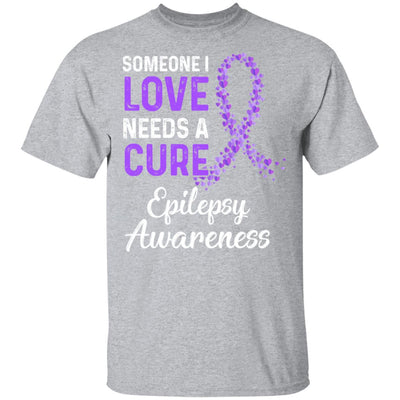 Someone I Love Needs Cure Epilepsy Awareness Warrior T-Shirt & Hoodie | Teecentury.com