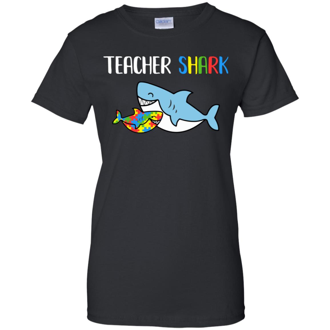 Teacher Shark Support Autism Awareness For Child T-Shirt & Hoodie | Teecentury.com