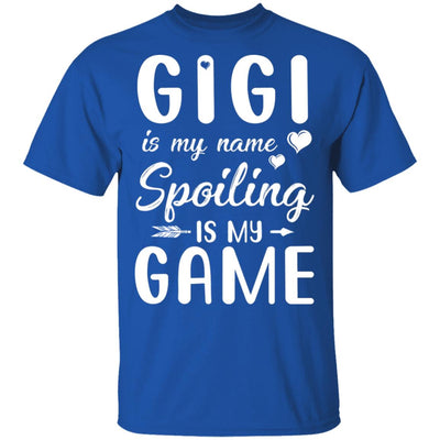 Gigi Is My Name Spoiling Is My Game Funny Mothers Day T-Shirt & Tank Top | Teecentury.com