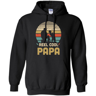 Vintage Father's Day Gift Reel Cool Papa Fishing T-Shirt & Hoodie | Teecentury.com