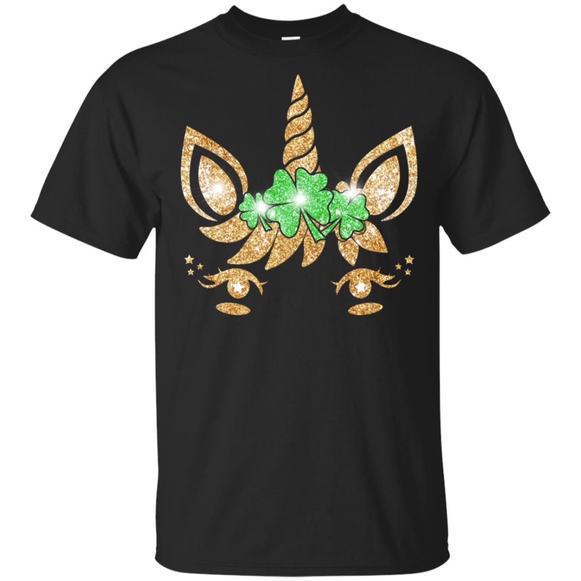 Unicorn Face Saint Patrick's Day For Girls Youth Youth Shirt | Teecentury.com