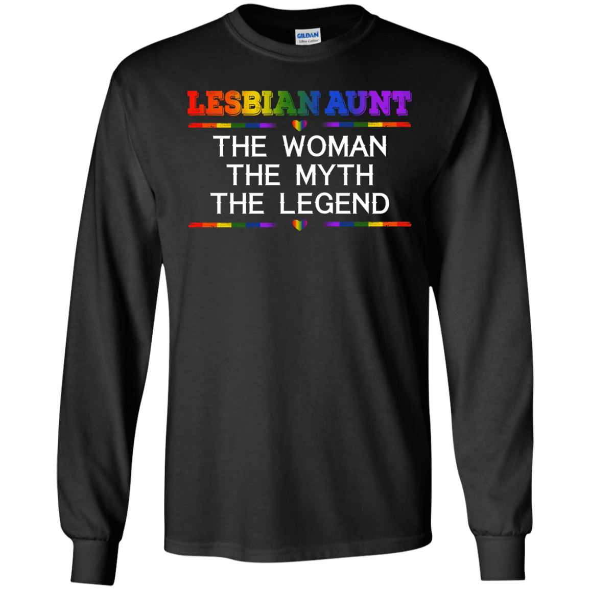 Lesbian Aunt The Woman The Myth The Legend T-Shirt & Hoodie | Teecentury.com