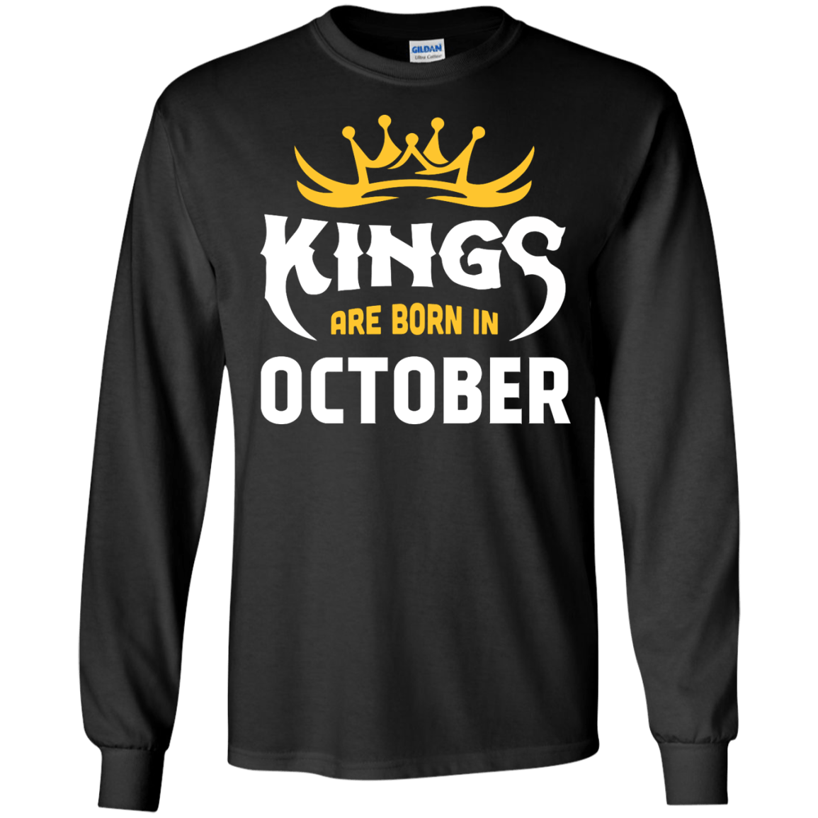 Kings Are Born In October T-Shirt & Hoodie | Teecentury.com
