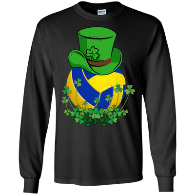 Shamrock Volleyball Leprechaun St Patricks Day T-Shirt & Hoodie | Teecentury.com