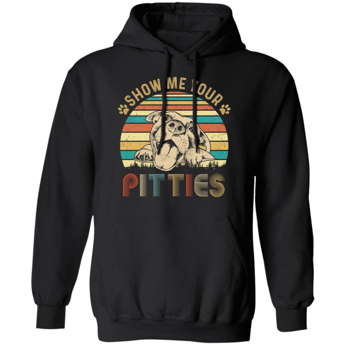 Show Me Your Pitties Retro Vintage Pitbull Lover Gift T-Shirt & Tank Top | Teecentury.com