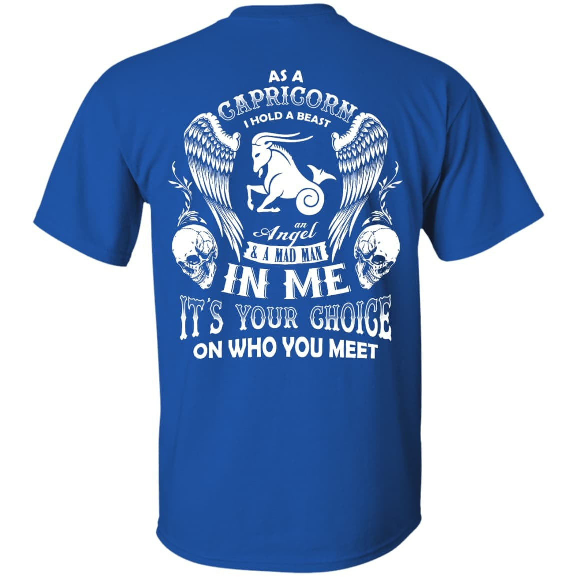 As A Capricorn I Hold A Beast An Angel A Madman In Me T-Shirt & Hoodie | Teecentury.com