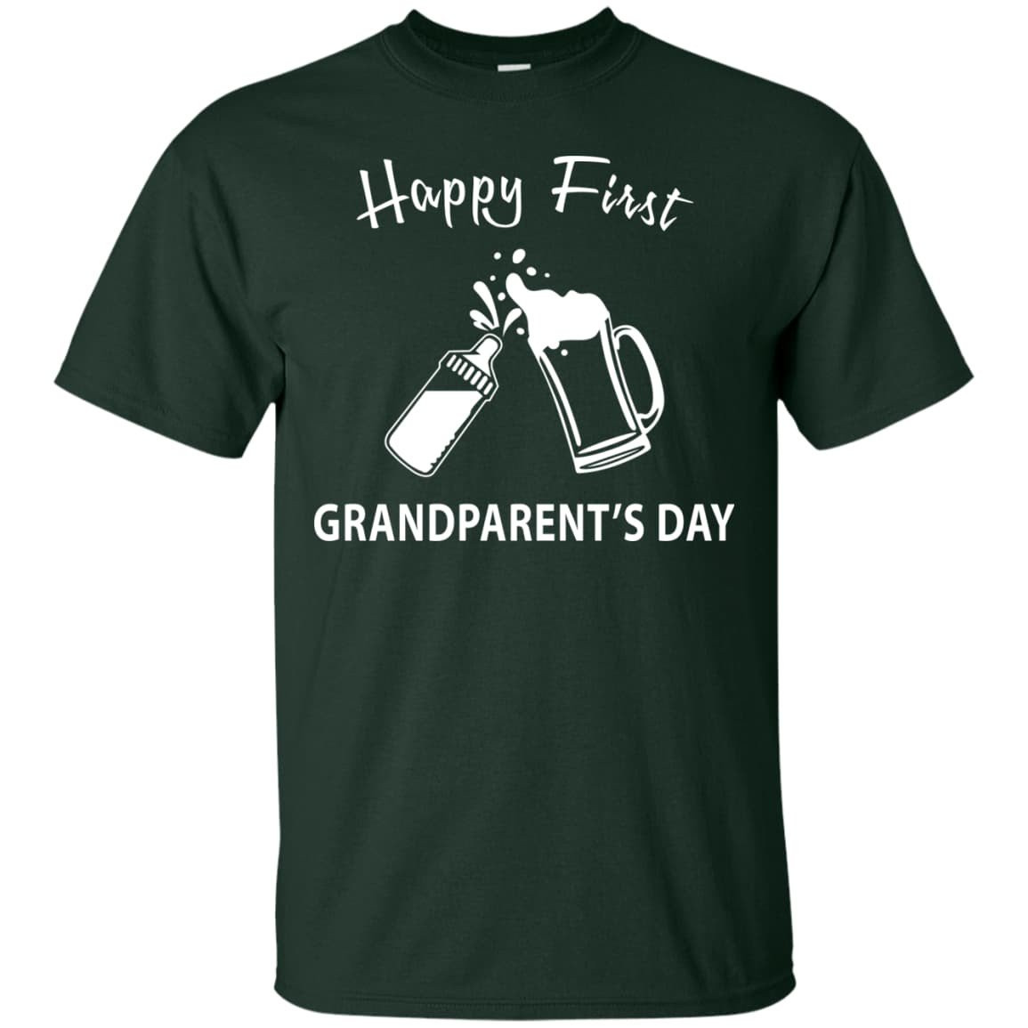 HAPPY FIRST GRANDPARENT'S DAY T-Shirt & Hoodie | Teecentury.com