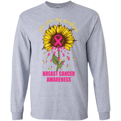 You Are My Sunshine Breast Cancer Awareness T-Shirt & Hoodie | Teecentury.com