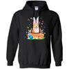 Corgi Bunny Hat Rabbit Easter Eggs T-Shirt & Hoodie | Teecentury.com