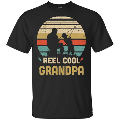 Vintage Father's Day Gift Reel Cool Grandpa Fishing T-Shirt & Hoodie | Teecentury.com