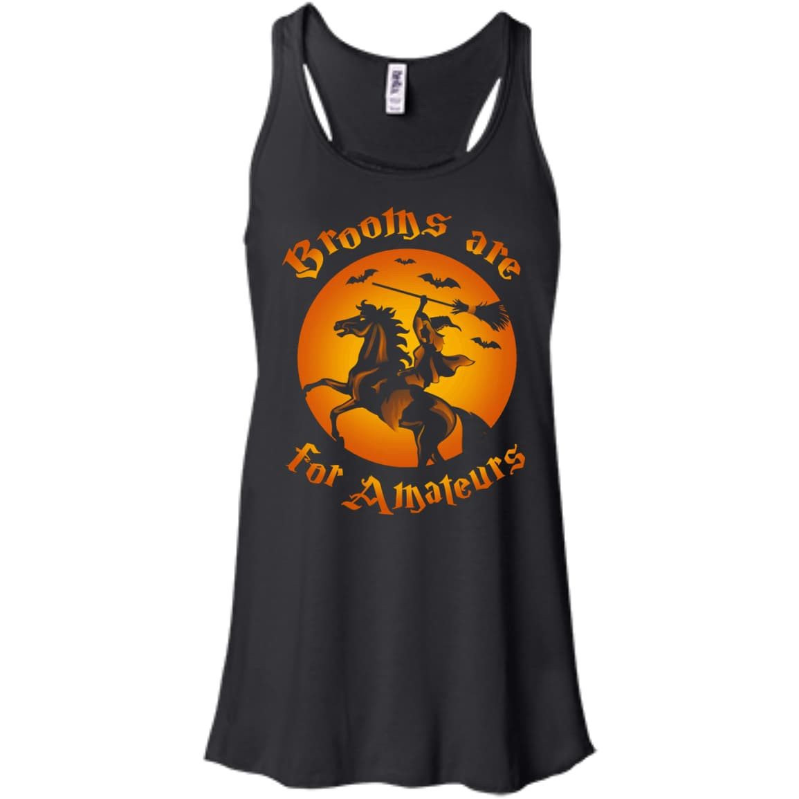 Brooms Are For Amateurs Funny Halloween Horse Riding T-Shirt & Hoodie | Teecentury.com