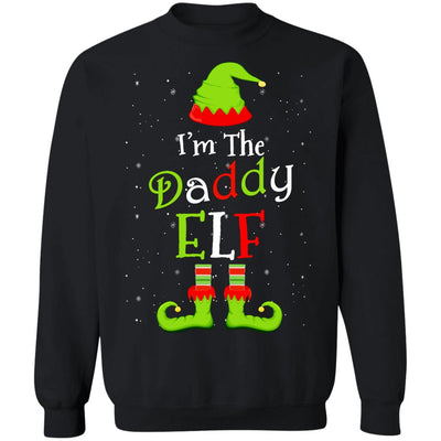 I'm The Daddy Elf Family Matching Funny Christmas Group Gift T-Shirt & Sweatshirt | Teecentury.com