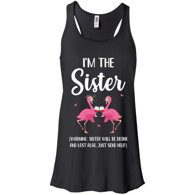 If I Lost Or Drunk Please Return To Sister Flamingo T-Shirt & Tank Top | Teecentury.com