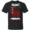 Aunt Deer Red Plaid Christmas Family Matching Pajamas T-Shirt & Sweatshirt | Teecentury.com