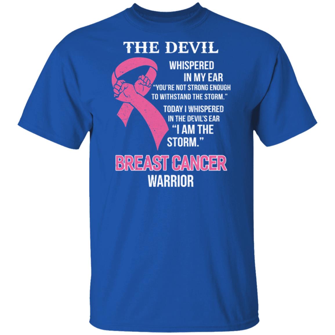 I Am The Storm Support Breast Cancer Awareness T-Shirt & Hoodie | Teecentury.com