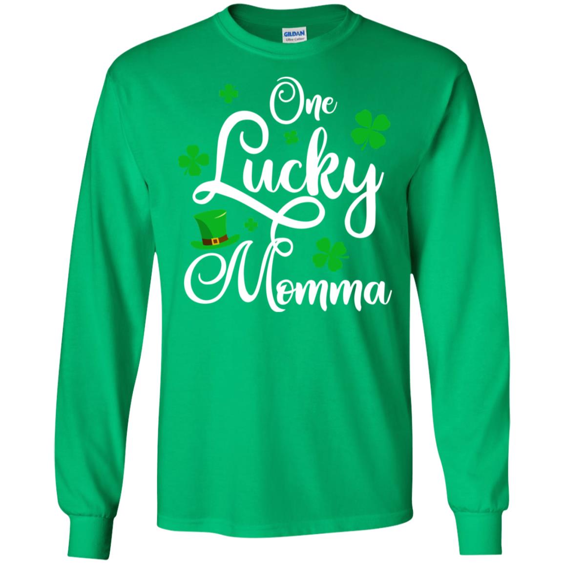 One Lucky Momma St Patricks Day For Mom T-Shirt & Hoodie | Teecentury.com