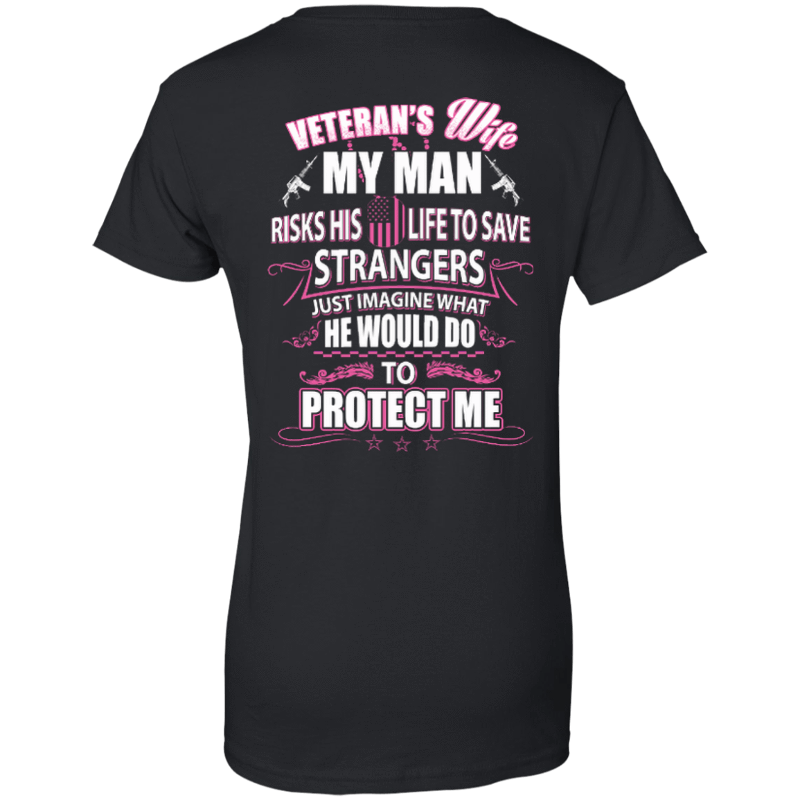 Veteran is Wife My Man Risks His Life To Save Strangers T-Shirt & Hoodie | Teecentury.com