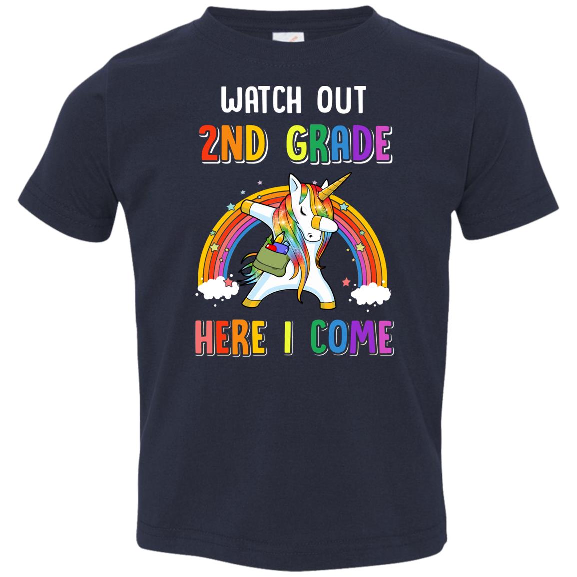 2nd Grade Here I Come Unicorn Back To School Youth Youth Shirt | Teecentury.com