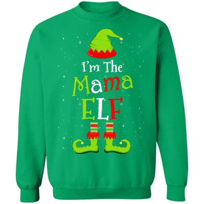 I'm The Mama Elf Family Matching Funny Christmas Group Gift T-Shirt & Sweatshirt | Teecentury.com