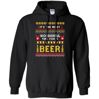 It's The Most Wonderful Time For A Beer Ugly Sweater T-Shirt & Hoodie | Teecentury.com