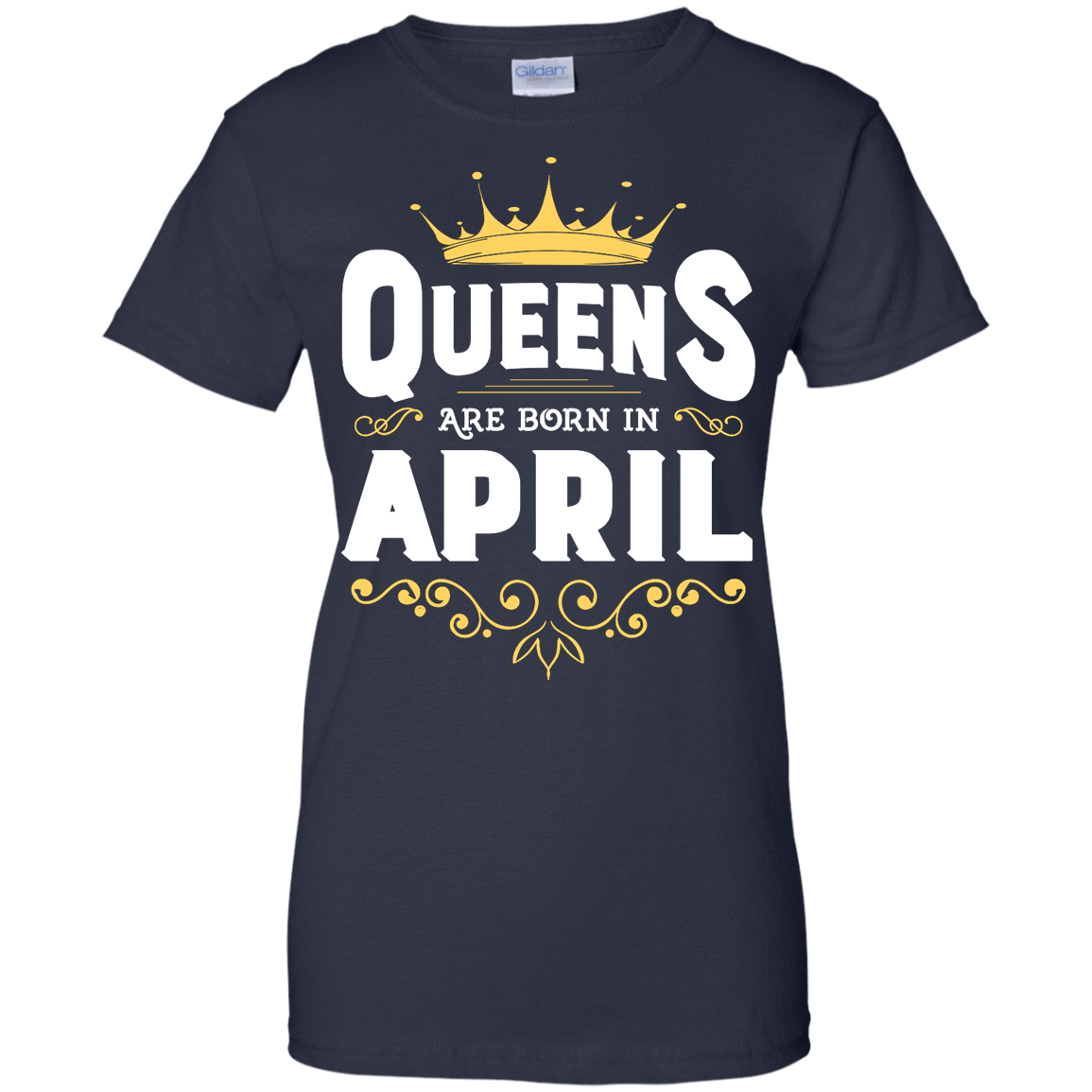 Queens Are Born In April T-Shirt & Hoodie | Teecentury.com
