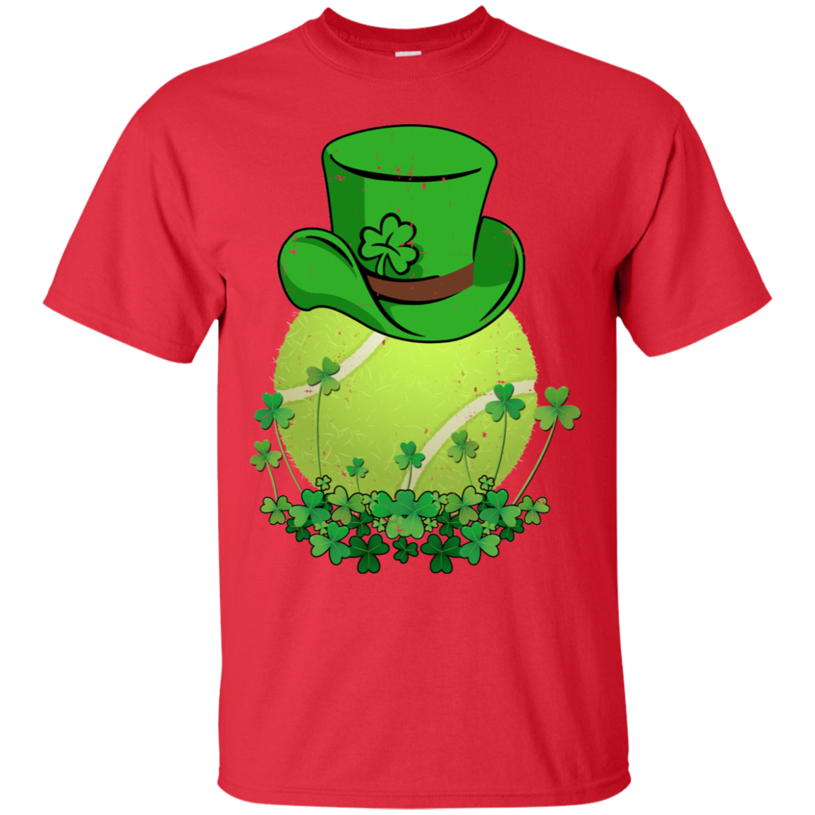 Shamrock Tennis Leprechaun St Patricks Day T-Shirt & Hoodie | Teecentury.com