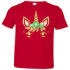 Unicorn Face Saint Patrick's Day For Girls Youth Youth Shirt | Teecentury.com