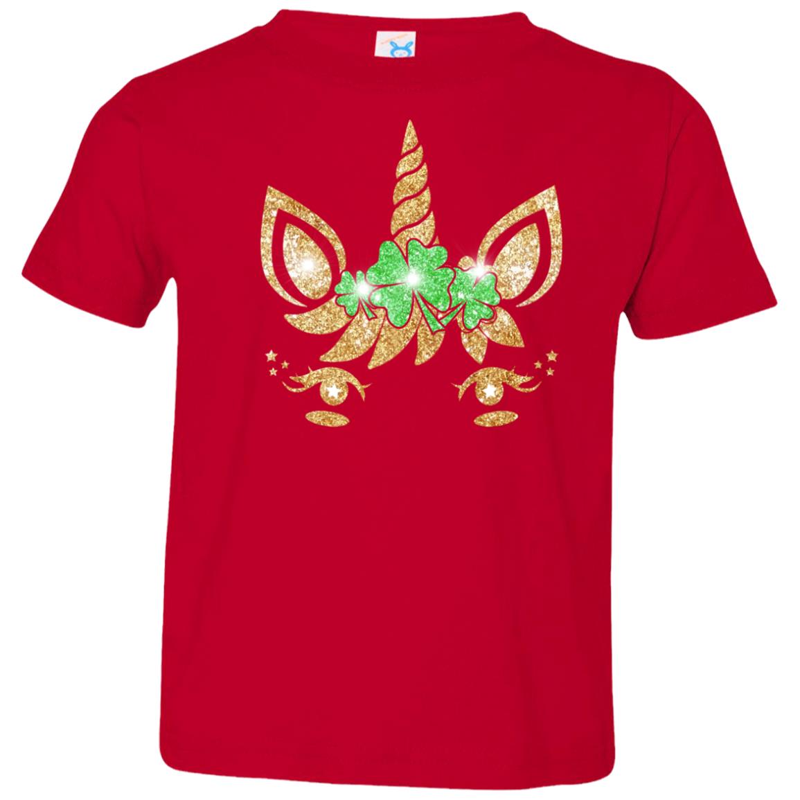 Unicorn Face Saint Patrick's Day For Girls Youth Youth Shirt | Teecentury.com