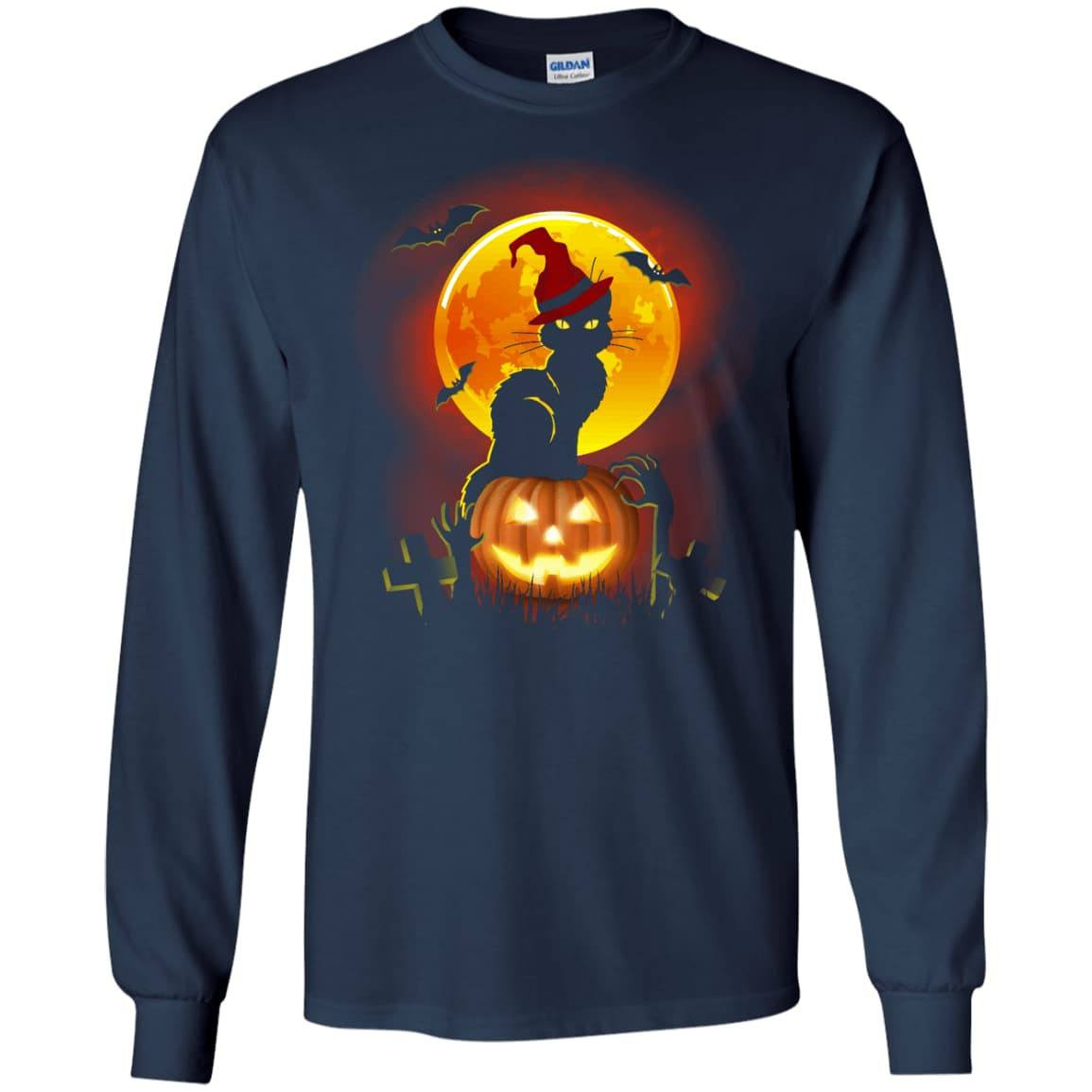 Happy Halloween Cat T-Shirt & Hoodie | Teecentury.com