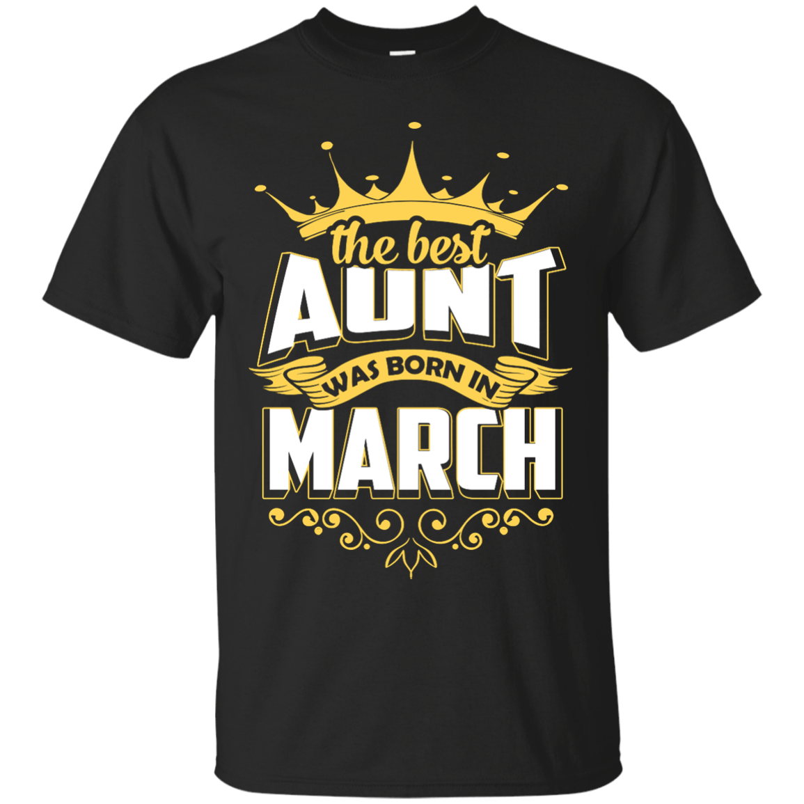 The Best Aunt Was Born In March T-Shirt & Hoodie | Teecentury.com