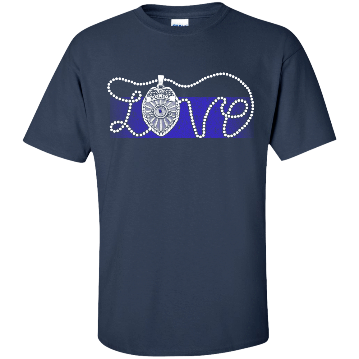Love Thin Blue Line T-Shirt & Hoodie | Teecentury.com