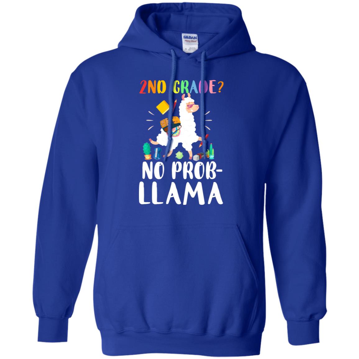 2nd Grade No Prob Llama Funny First Day Of School T-Shirt & Hoodie | Teecentury.com