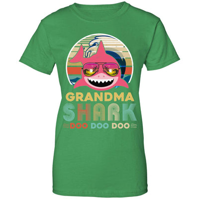 Retro Vintage Grandma Shark Doo Doo Doo T-Shirt & Hoodie | Teecentury.com