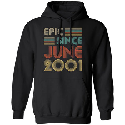 Epic Since June 2001 Vintage 21th Birthday Gifts T-Shirt & Hoodie | Teecentury.com