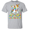 Dabbing Unicorn Puzzle Autism Awareness For Girls Youth Youth Shirt | Teecentury.com