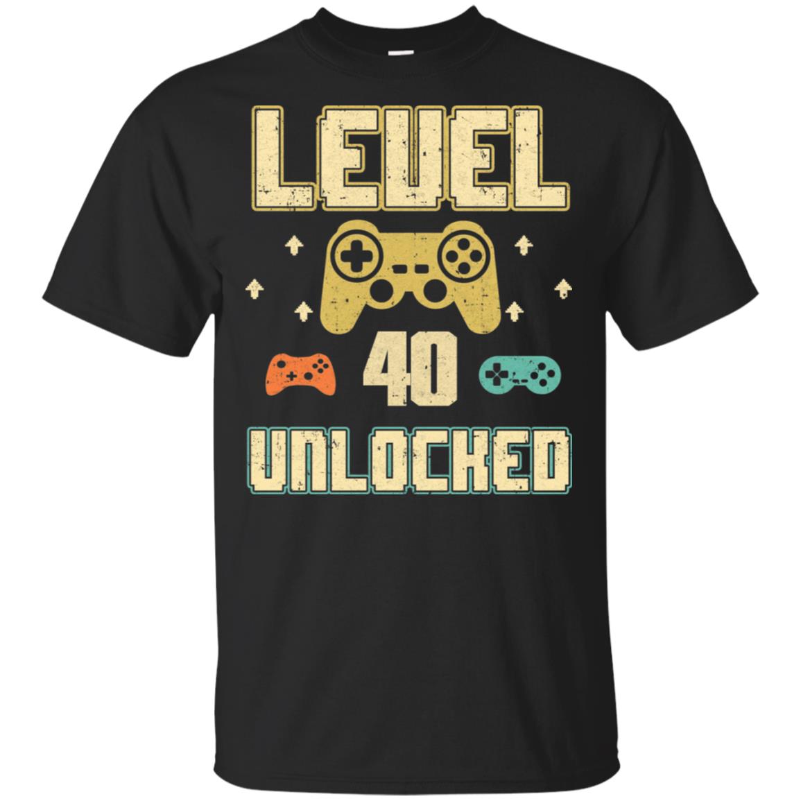 Level 40 Unlocked Video Gamer 40th Birthday Gift Shirt & Hoodie