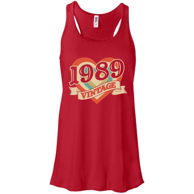 Vintage Retro Classic Heart Made In 1989 33th Birthday T-Shirt & Tank Top | Teecentury.com