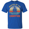 Camping Master Of The Campfire Vintage Camper T-Shirt & Hoodie | Teecentury.com