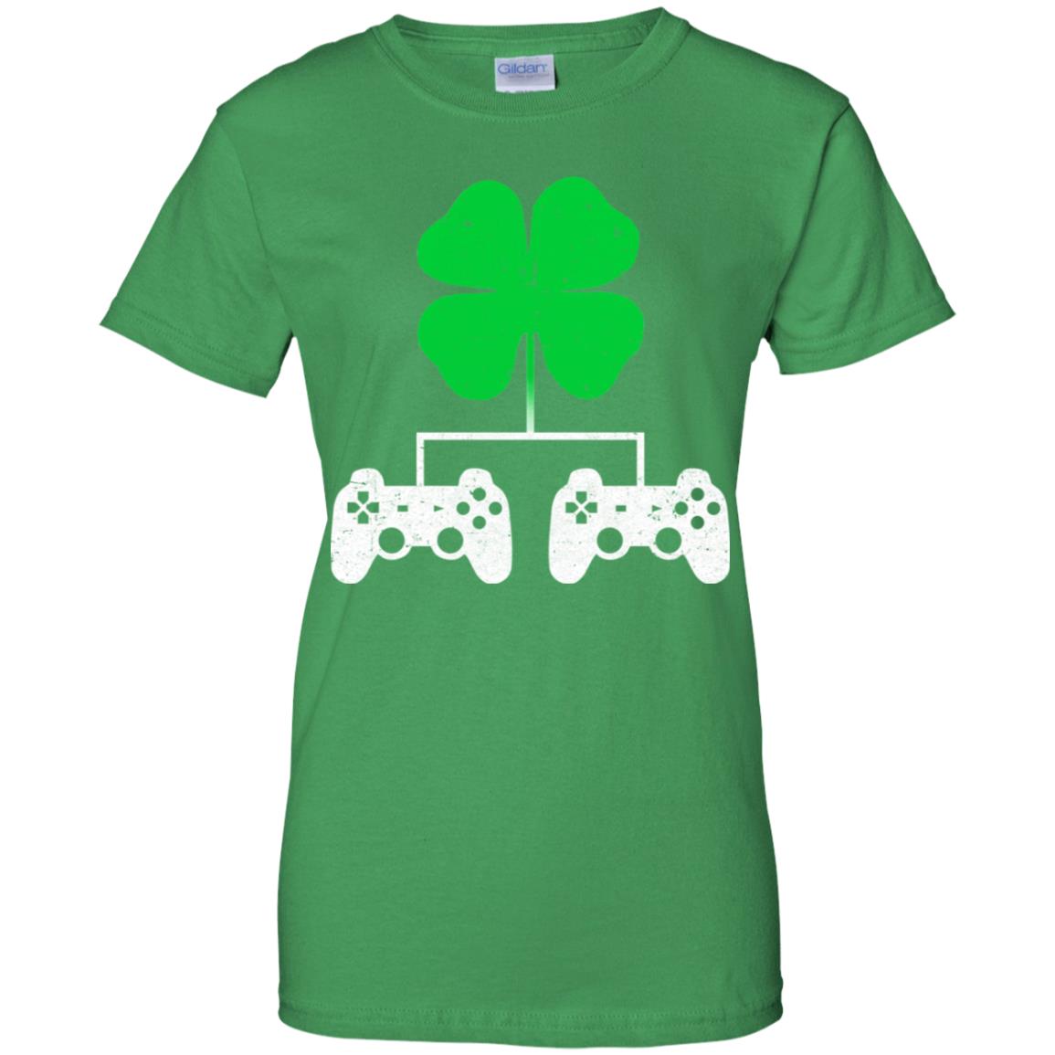 Video Game Clover Controller Gamer St Patrick's Day T-Shirt & Hoodie | Teecentury.com