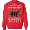 Hippo Red Plaid Ugly Christmas Sweater Funny Gifts T-Shirt & Sweatshirt | Teecentury.com