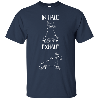 Yoga Cat Inhale Exhale T-Shirt & Hoodie | Teecentury.com