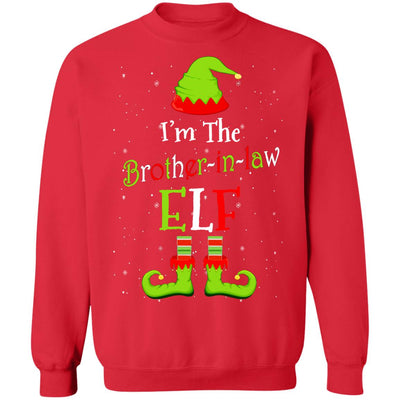 I'm The Brother-In-Law Elf Family Matching Funny Christmas Group Gift T-Shirt & Sweatshirt | Teecentury.com
