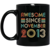 Awesome Since November 2013 Vintage 9th Birthday Gifts Mug Coffee Mug | Teecentury.com