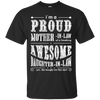 I'm A Proud Mother In Law Freaking Awesome Daughter In Law T-Shirt & Hoodie | Teecentury.com