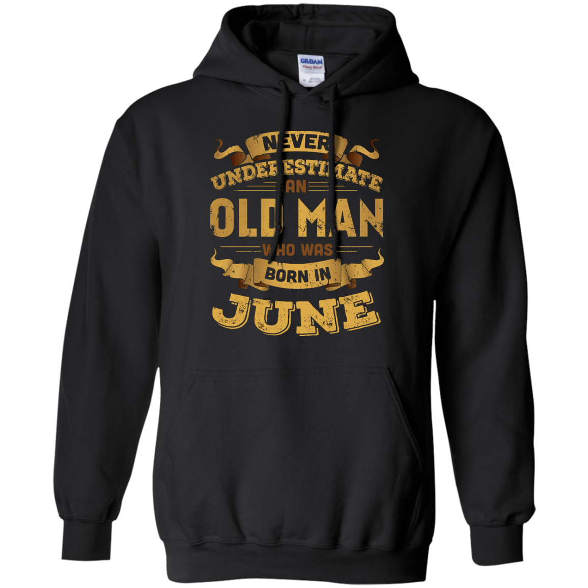 Never Underestimate An Old Man Who Was Born In June T-Shirt & Hoodie | Teecentury.com